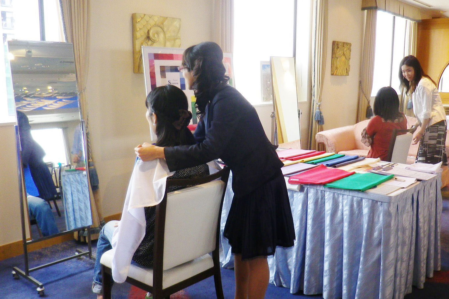 第一ホテル両国パーソナルカラー診断イベント風景