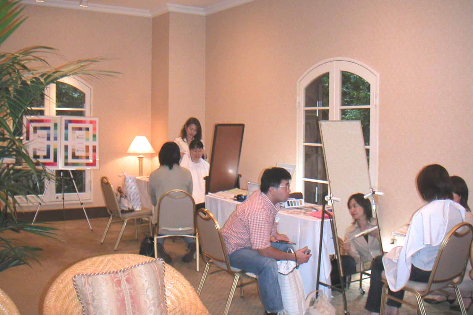 オリエンタルホテル東京ベイパーソナルカラー診断イベント風景