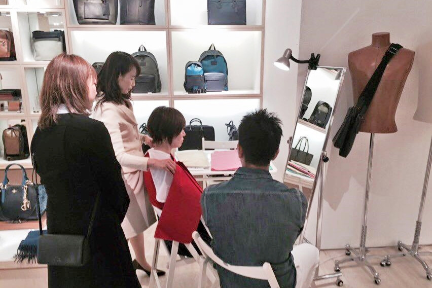 宇都宮東武店パーソナルカラー診断イベント風景