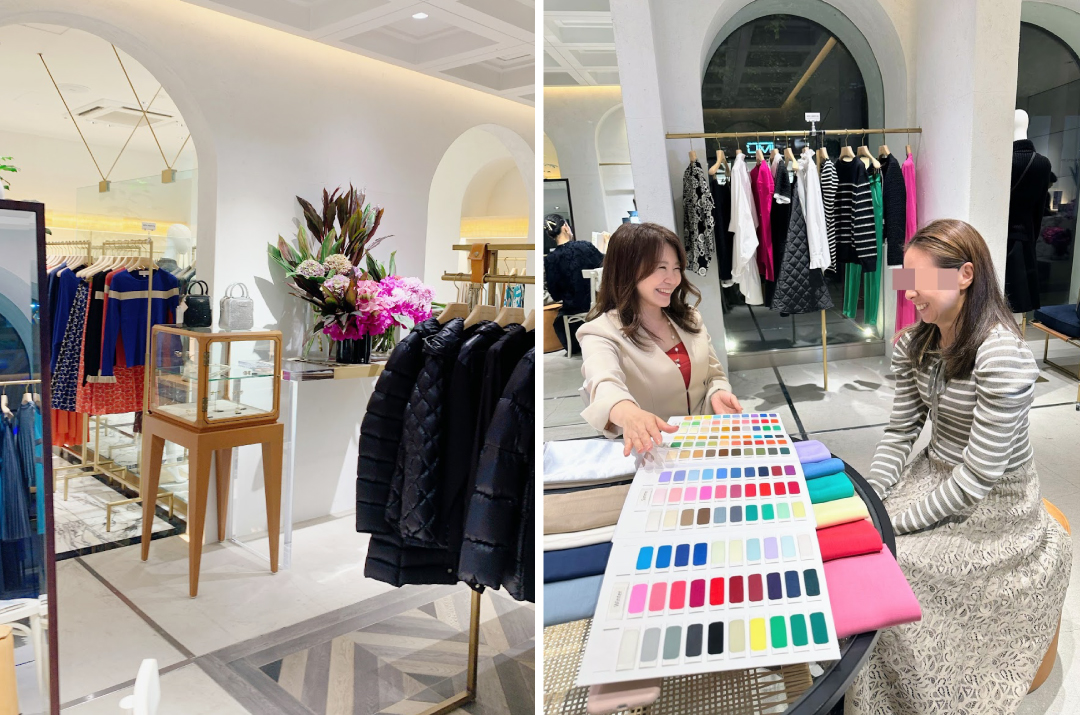 EPOCA丸の内店パーソナルカラー診断イベント風景