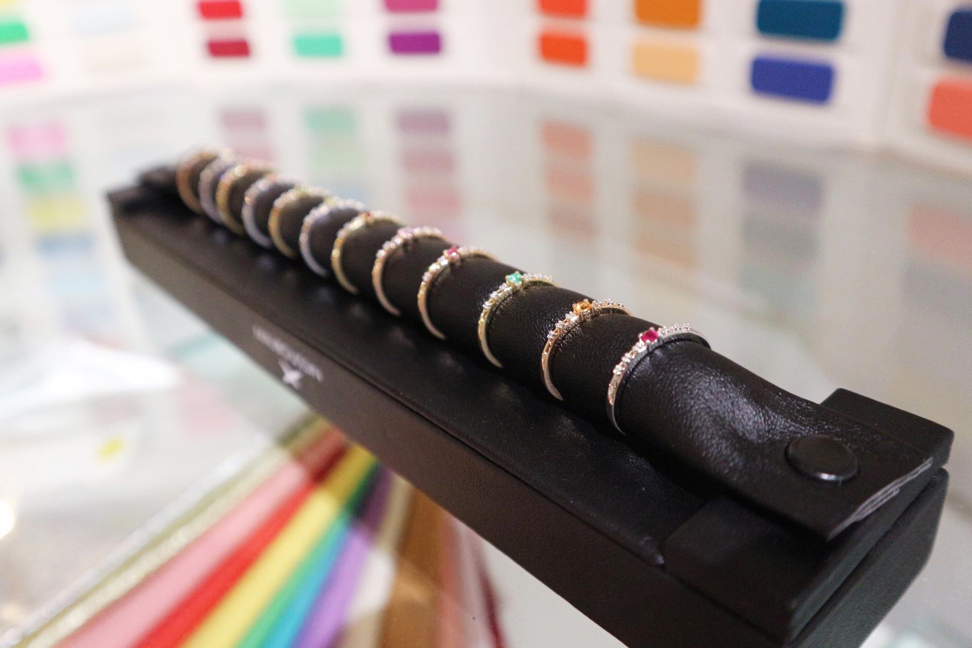 モーブッサン・ジャパン 名古屋松坂屋店でのパーソナルカラー診断イベント風景