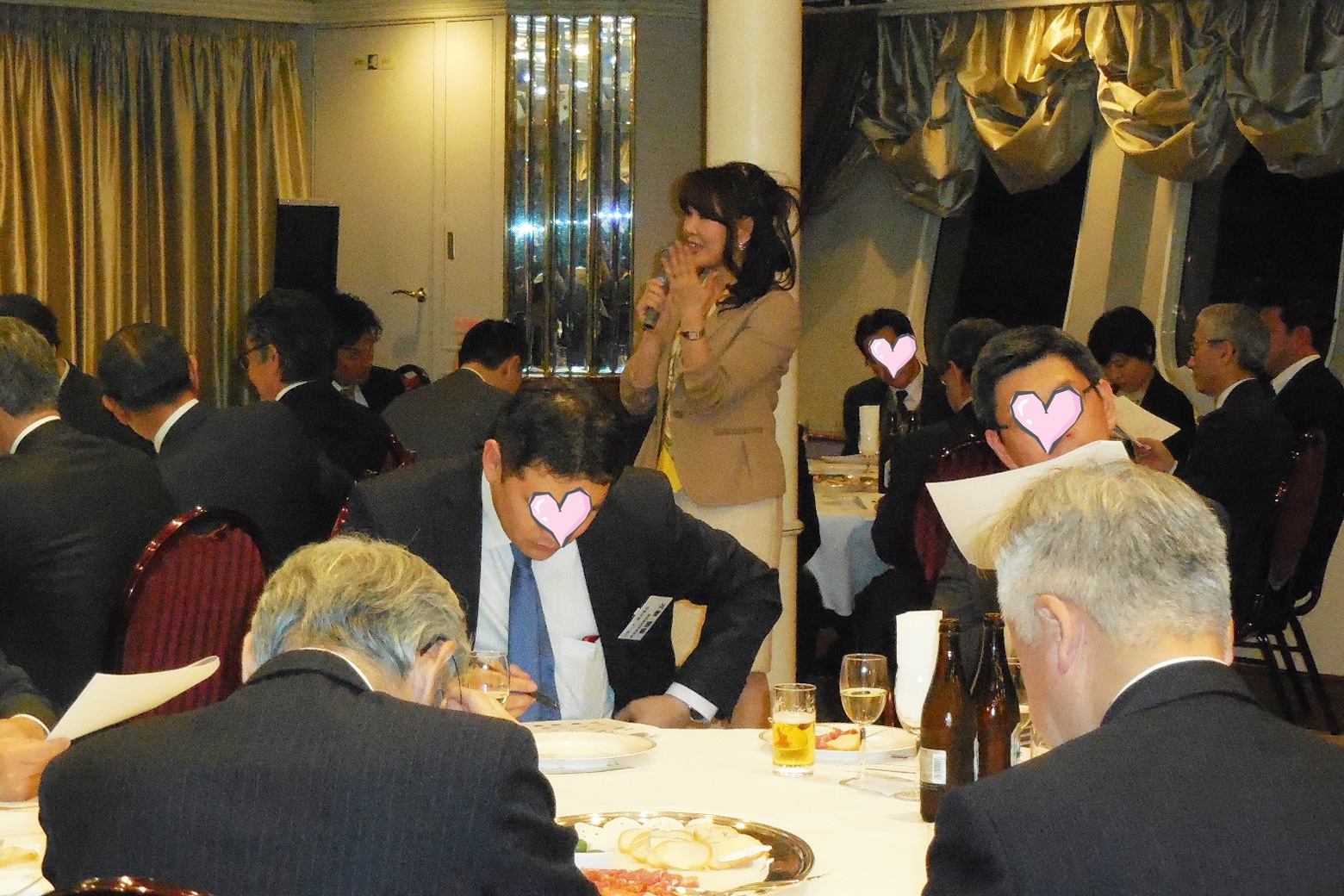 エグゼクティブのためのパーソナルカラーセミナー 講演風景