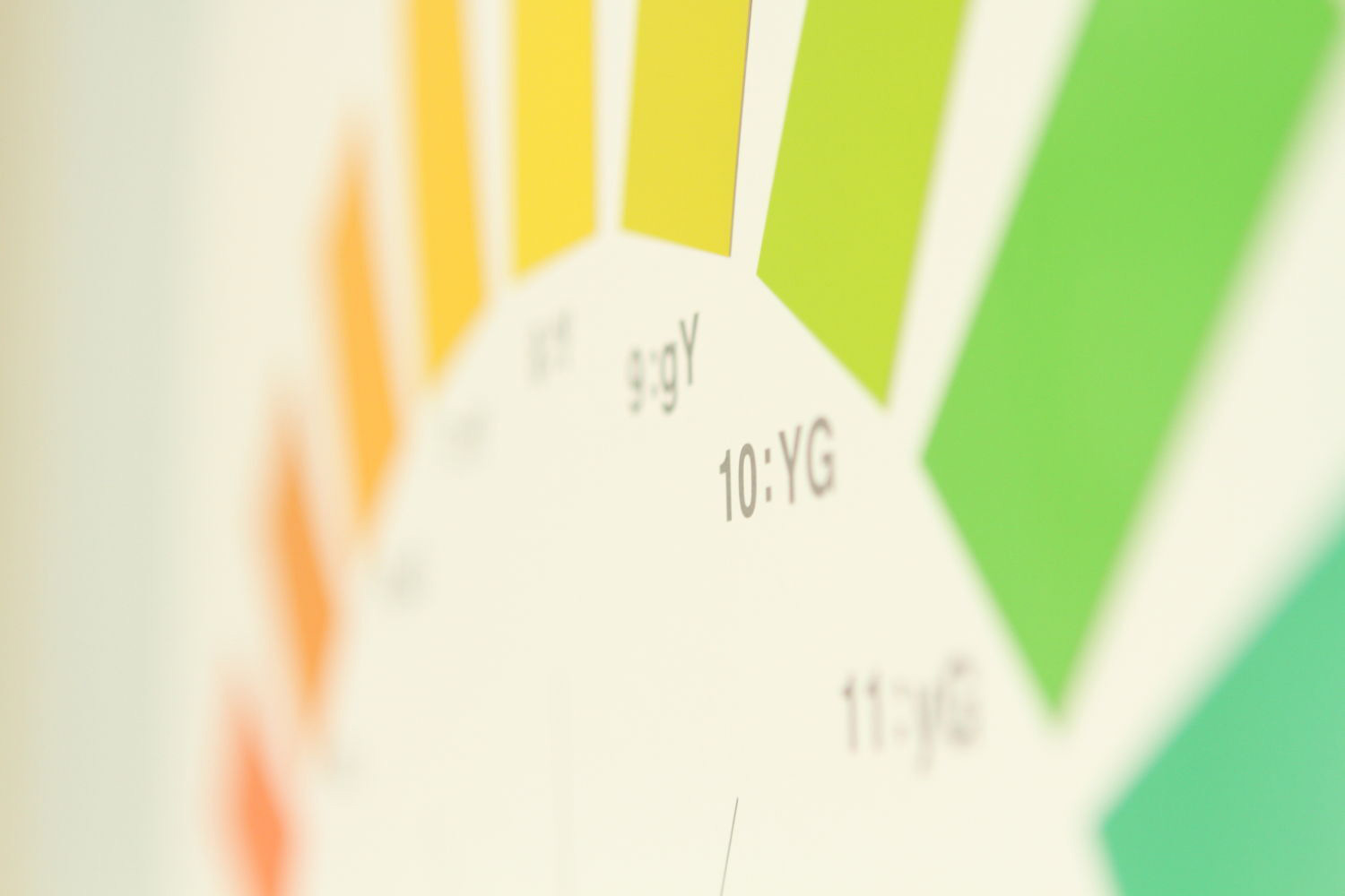 豊島区勤労者福祉サービスセンター色彩検定対策講座２級カラーチャート