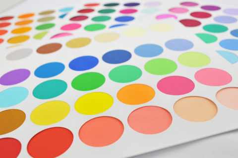 武蔵野女子大学パーソナルカラー講座カラーチャート