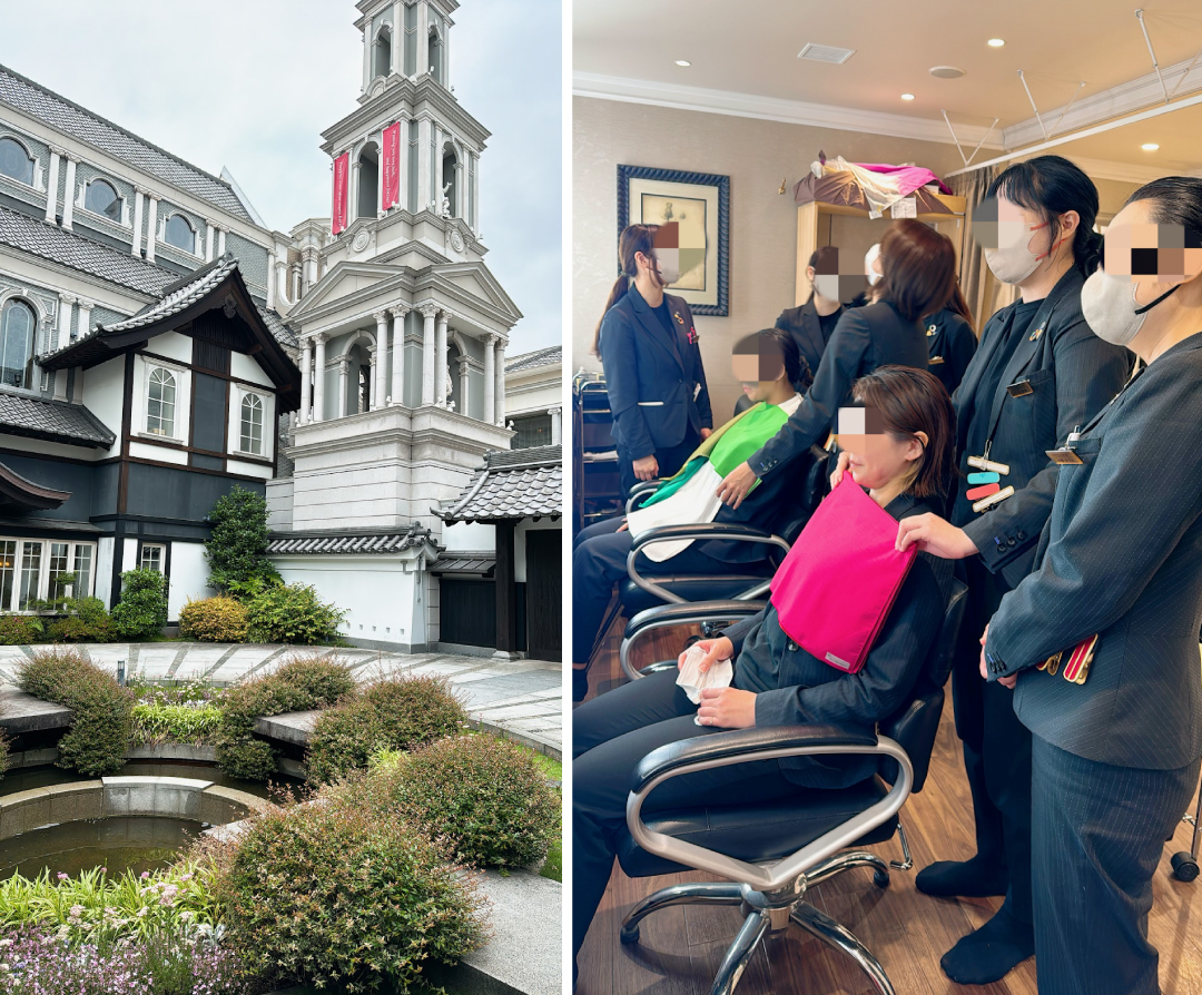 百花籠衣装室　VIVIANbrides名古屋サロンパーソナルカラー骨格診断研修風景