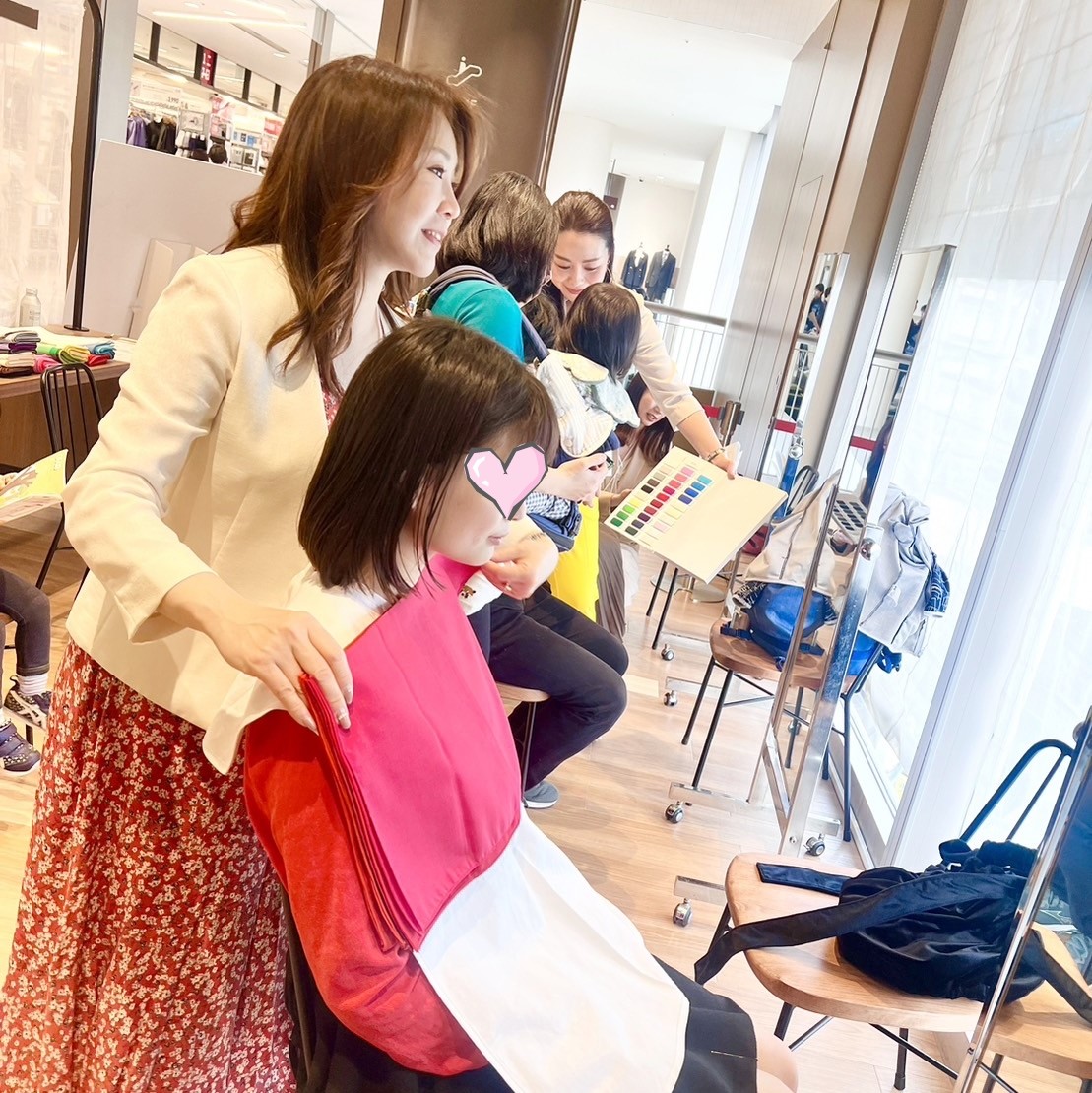 ラクーア様パーソナルカラー診断イベント