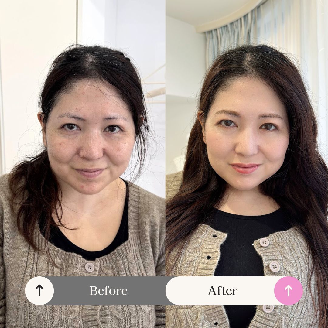 自分に似合うメイクを教えてくれるサロン垢抜けメイクレッスン