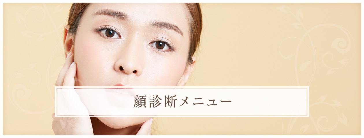 顔診断メニュー