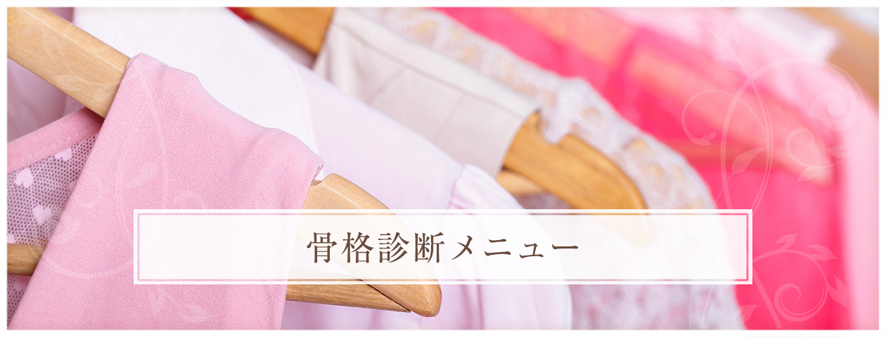 骨格診断メニュー