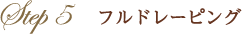 Step5　フルドレーピング